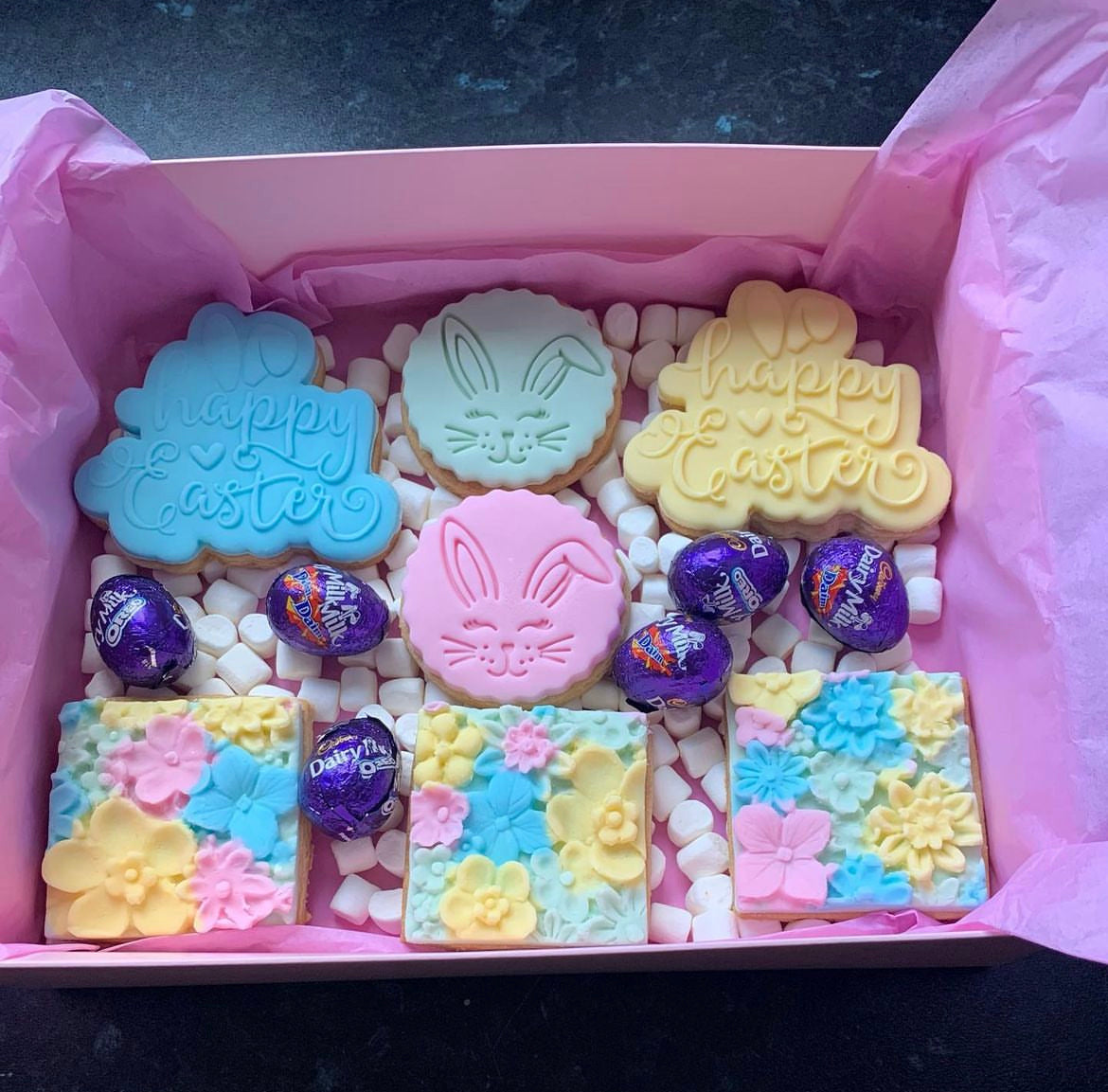 Easter themed Sugar cookies - Postal and Collection available
