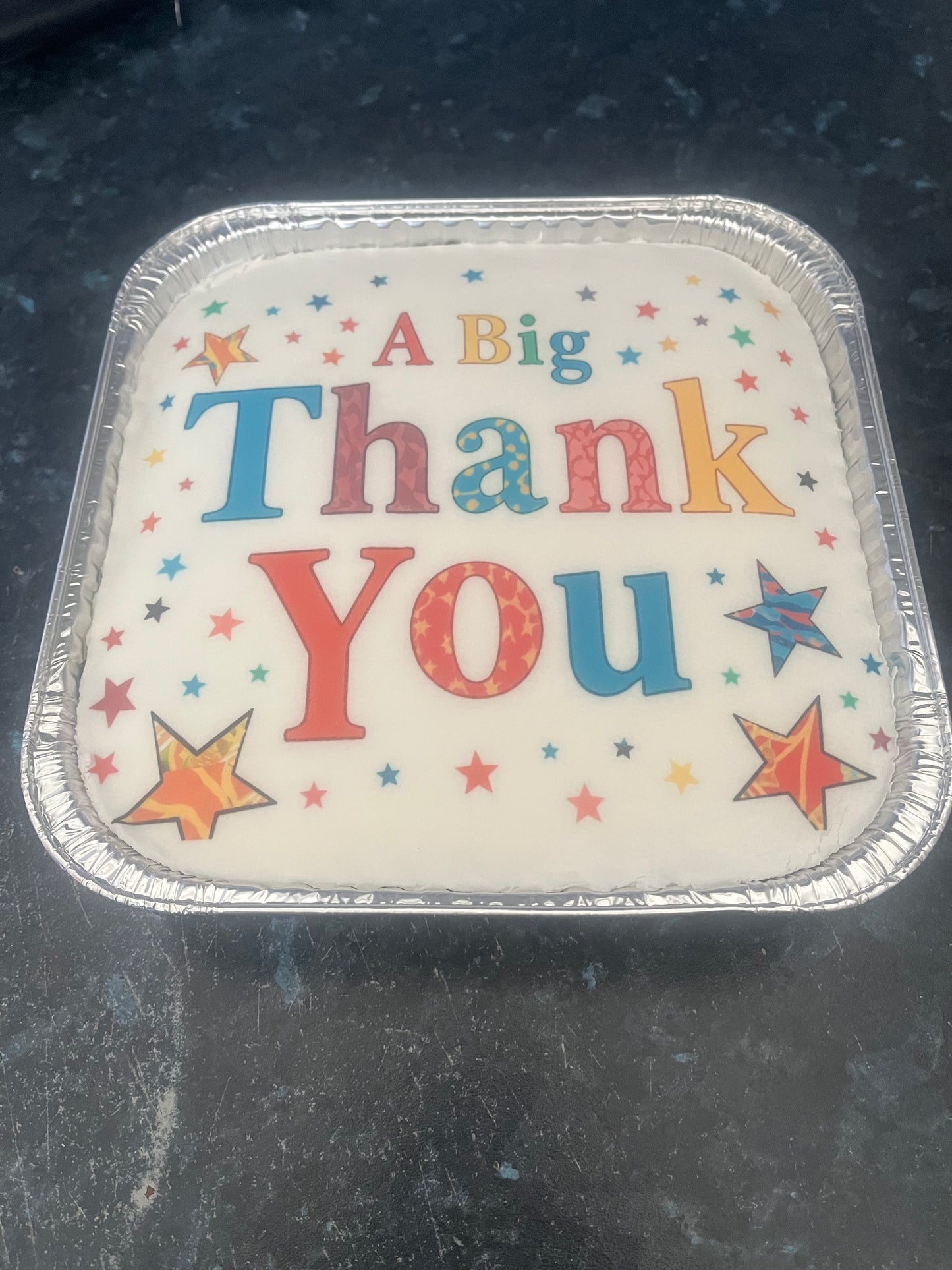 Personalised Teacher Thank You Postal Cake